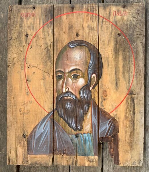 A painting of a man with beard and beard.