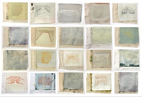 A series of photographs showing different types of drawings.