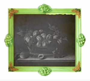 Shimon Okshteyn: Basket With Peaches, 2005