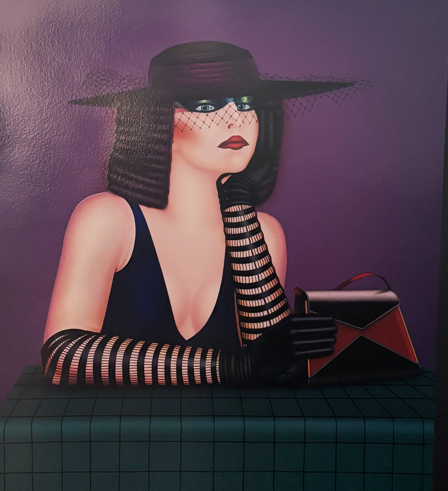 Shimon Okshteyn: Girl With Purse, 1988